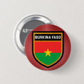 Burkina Faso Flag Ronde Button 5,7 Cm (Voorkant /achterkant)