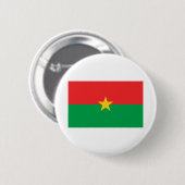 Burkina Faso Flag Ronde Button 5,7 Cm (Voorkant /achterkant)