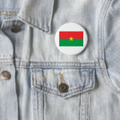 Burkina Faso Flag Ronde Button 5,7 Cm (In situ)