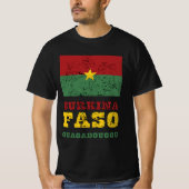 Burkina Faso Flag T-shirt (Voorkant)