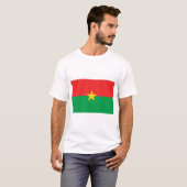 Burkina Faso Flag T-shirt (Voorkant volledig)