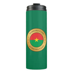 Burkina Faso Flag Thermosbeker
