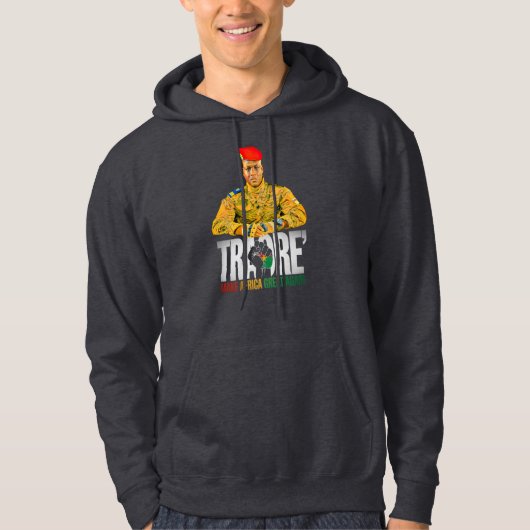 Burkina Faso - Ibrahim Traoré / Thomas Sankara Hoodie (Voorkant)