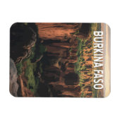 Burkina Faso Illustratie Reizen Art Vintage Magneet (Horizontaal)