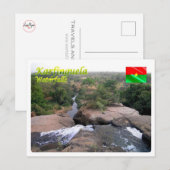 Burkina Faso - Karfinguela Waterfall - Briefkaart (Voorkant / Achterkant)