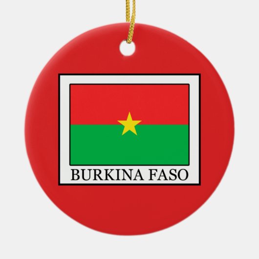 Burkina Faso Keramisch Ornament (Voorkant)