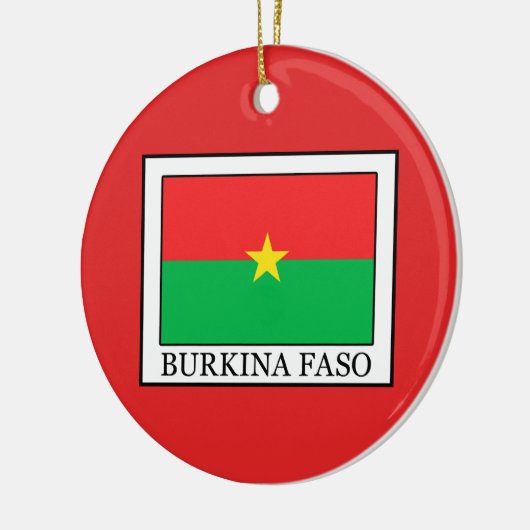 Burkina Faso Keramisch Ornament (Links)