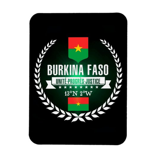 Burkina Faso Magneet (Verticaal)