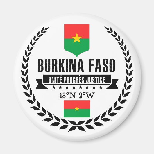 Burkina Faso Magneet (Voorkant)