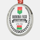 Burkina Faso Metalen Ornament (Links)