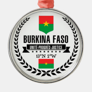 Burkina Faso Metalen Ornament