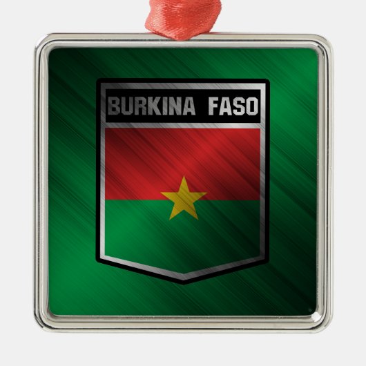 Burkina Faso Metalen Ornament (Voorkant)
