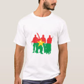 Burkina Faso Militaire Eenheden T-shirt (Voorkant)