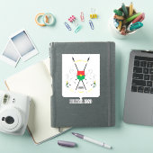 Burkina Faso nationaal wapenschild Sticker (iPad Cover)