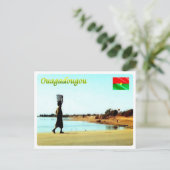 Burkina Faso - Ouagadougou - Barrage Ouaga - Briefkaart (Staand voorkant)