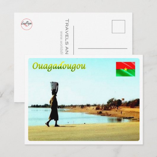 Burkina Faso - Ouagadougou - Barrage Ouaga - Briefkaart (Voorkant / Achterkant)