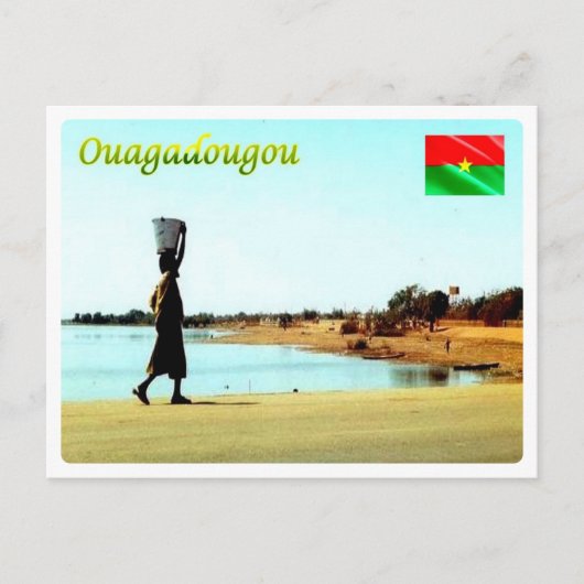 Burkina Faso - Ouagadougou - Barrage Ouaga - Briefkaart (Voorkant)