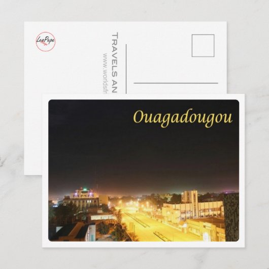Burkina Faso - Ouagadougou - Briefkaart (Voorkant / Achterkant)