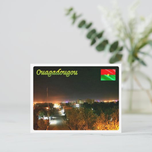 Burkina Faso - Ouagadougou - Briefkaart (Staand voorkant)