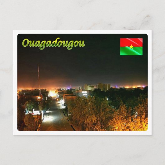Burkina Faso - Ouagadougou - Briefkaart (Voorkant)