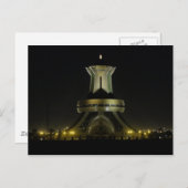 Burkina Faso - Ouagadougou - Monument bij nacht Briefkaart (Voorkant / Achterkant)