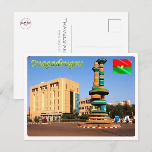 Burkina Faso - Ouagadougou - Ouaga - Briefkaart (Voorkant / Achterkant)