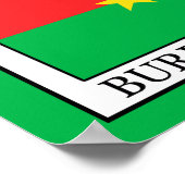 Burkina Faso Poster (Hoek)