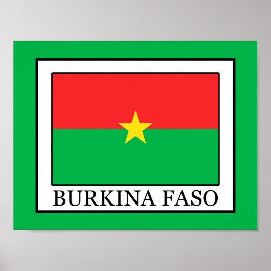 Burkina Faso Poster (Voorkant)
