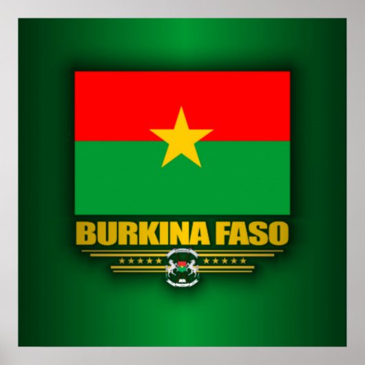 Burkina Faso Pride Poster (Voorkant)