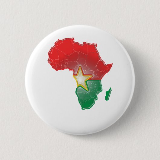 Burkina Faso Ronde Button 5,7 Cm (Voorkant)