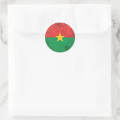 Burkina Faso Ronde Sticker (Tas)