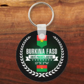 Burkina Faso Sleutelhanger (Voorkant)