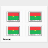 Burkina Faso-sticker Rechthoekige Sticker (Vel)