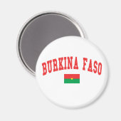 Burkina Faso Stijl Magneet (Voorkant / Achterkant)