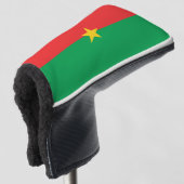 Burkina Faso vlag Golfheadcover (3/4 voorkant)