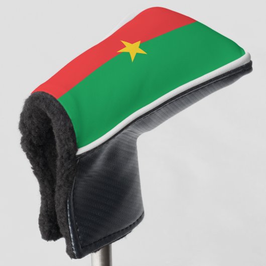 Burkina Faso vlag Golfheadcover (3/4 voorkant)