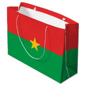 Burkina Faso vlag Groot Cadeauzakje (Achterkant Gekanteld)