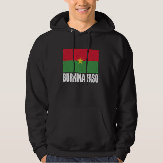 Burkina Faso Vlag Grunge  Souvenir Burkina Hoodie