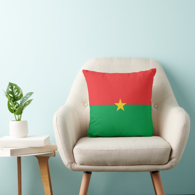 Burkina Faso vlag Kussen (Stoel)
