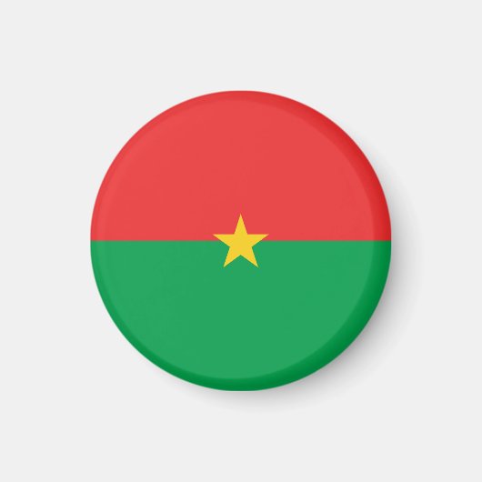 Burkina Faso vlag Magneet (Voorkant)