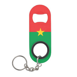Burkina Faso vlag Mini Flessenopener