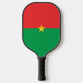 Burkina Faso vlag Pickleball Paddle (Voorkant)