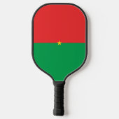 Burkina Faso vlag Pickleball Paddle (Achterkant)