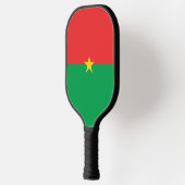 Burkina Faso vlag Pickleball Paddle (Links)