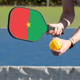 Burkina Faso vlag Pickleball Paddle