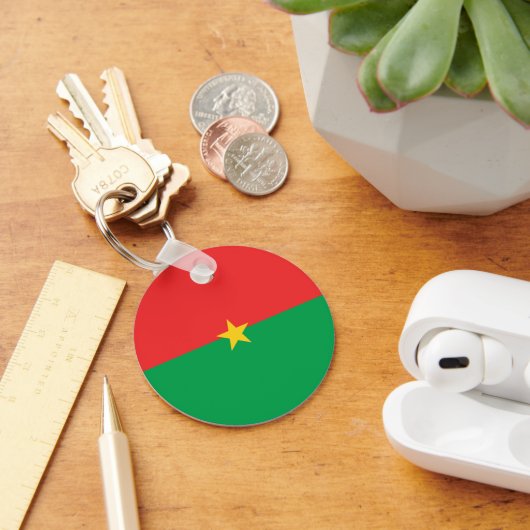 Burkina Faso vlag Sleutelhanger (Bureau)