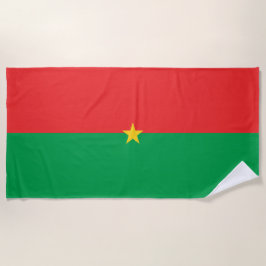 Burkina Faso vlag Strandlaken