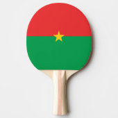 Burkina Faso vlag Tafeltennisbatje (Voorkant)