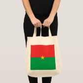 Burkina Faso vlag Tote Bag (Voorkant (product))