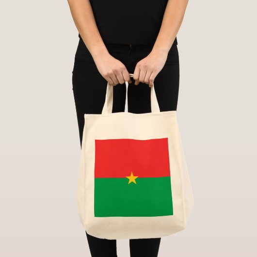 Burkina Faso vlag Tote Bag (Voorkant (product))